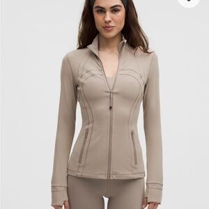 lululemon define jacket “nulu” size 10.  Warm Ash Gray